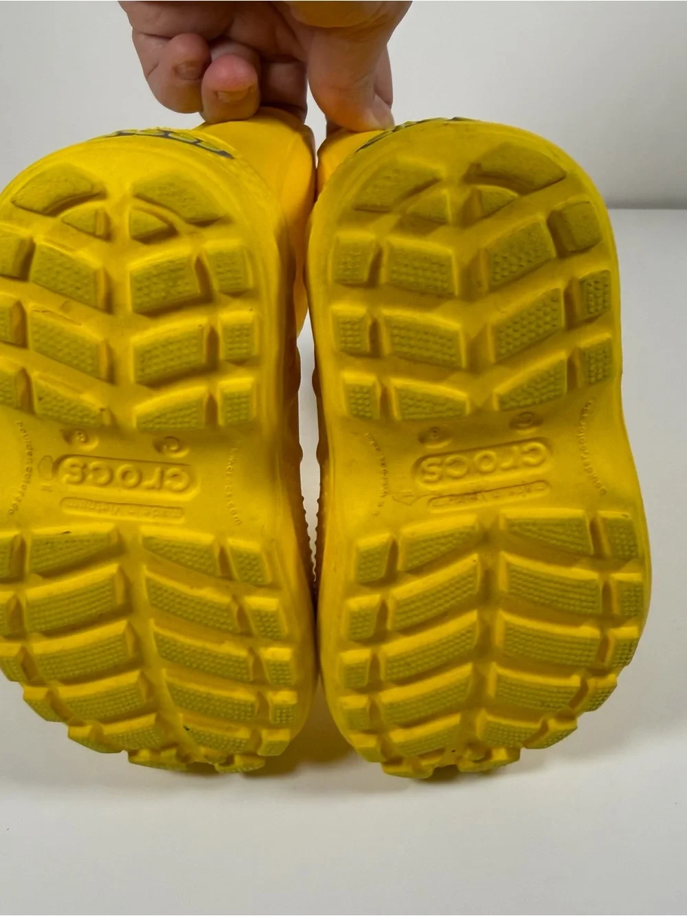 CROCS Kids Yellow Waterproof Rain Boots